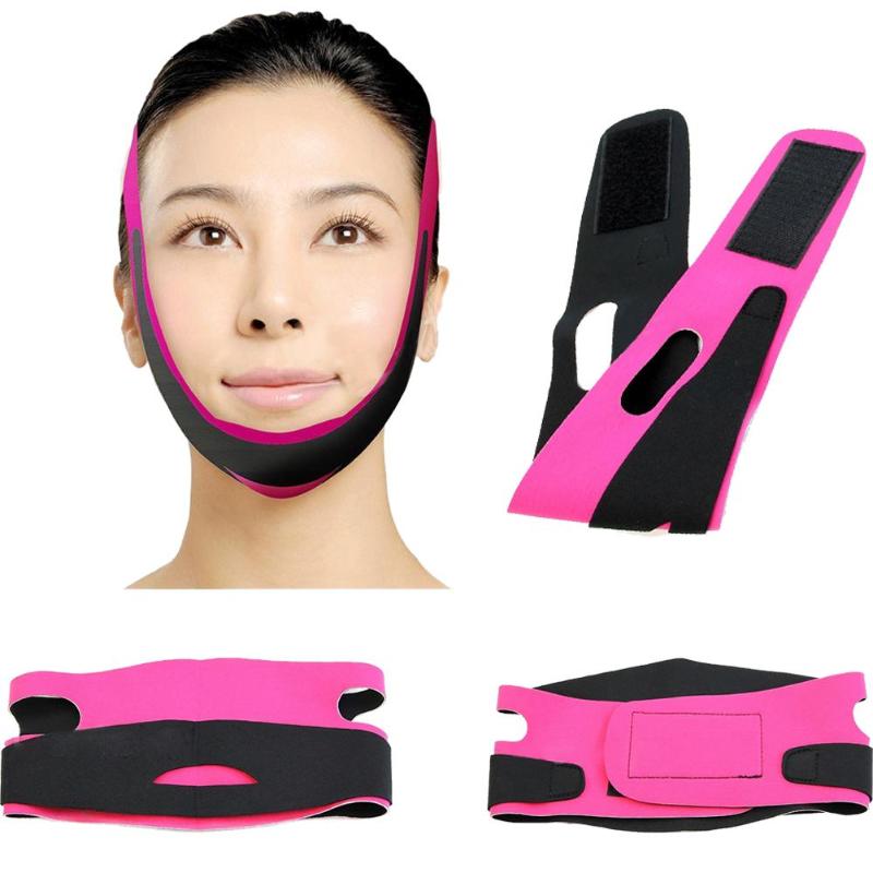 Chin Cheek Slim Lift Up Anti Rimpel Masker Strap Band V Gezicht Lijn Riem Vrouwen Afslanken Facial Schoonheid tool