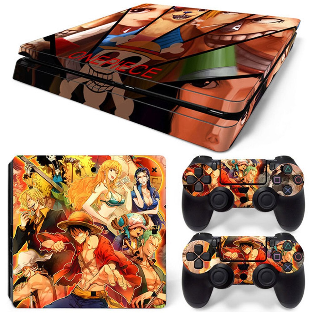 Autoadesivo della pelle Della Copertura Per PS4 Sottile Autoadesivo Della Pelle Della Console E Controller di Skins Gioco Adesivi: TN-PS4Slim-6536