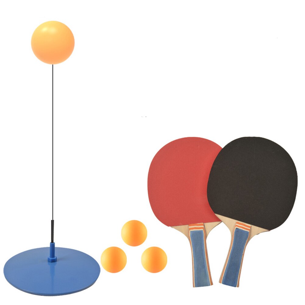 Tenis de Mesa de entrenamiento de Ping Pong, entrenador de eje blando elástico, deportes para niños, adultos, juego de paletas de Pelotas de Ping Pong: B
