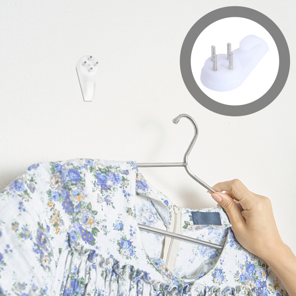 10pcs Seamless Nails Optional Painting Frame Invisible Hanger Seamless Hooks Nail Wall Seamless Photo Frame Nails