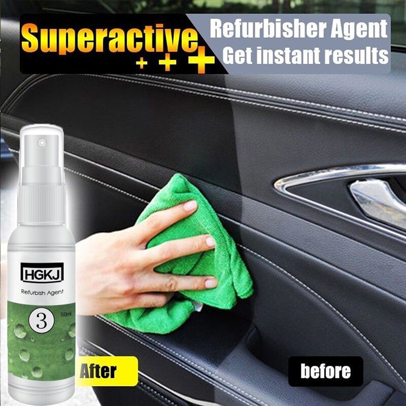 Auto Plastic Plating Opknappen Agent Coating Polijsten Schoon Protect Tool 50 ml