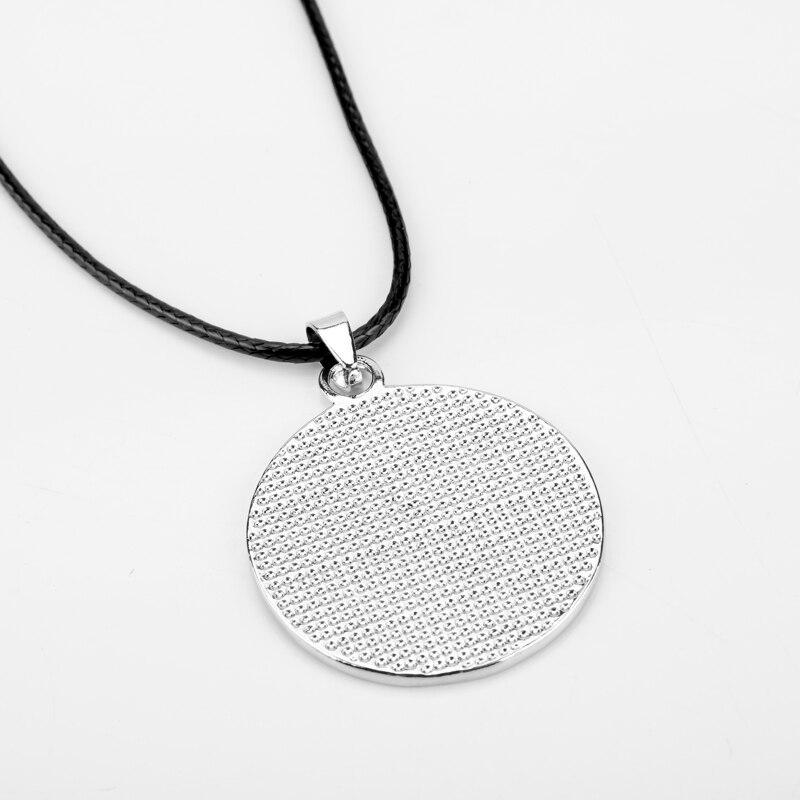 Viking Amulet Wolf Necklace Yin Yang Sun Moon Rune Pendant Necklace Rope Chain Coin Jewelry Colars Men