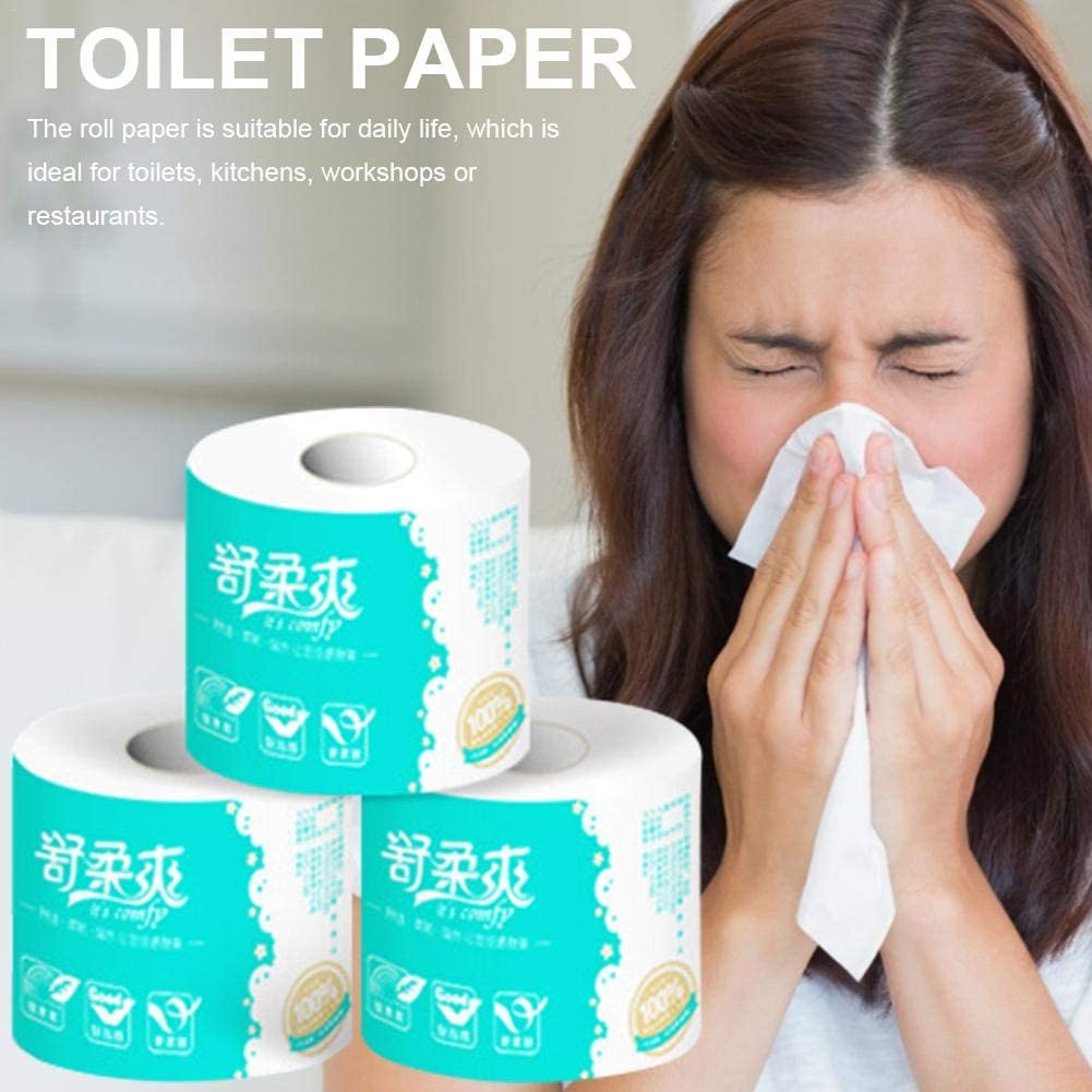 10Rollen/viel Komfortable einheimisch Holz Zellstoff Wc Papier Kernlosen Rolle Papier Wc Papier Haushalts Papier Handtücher