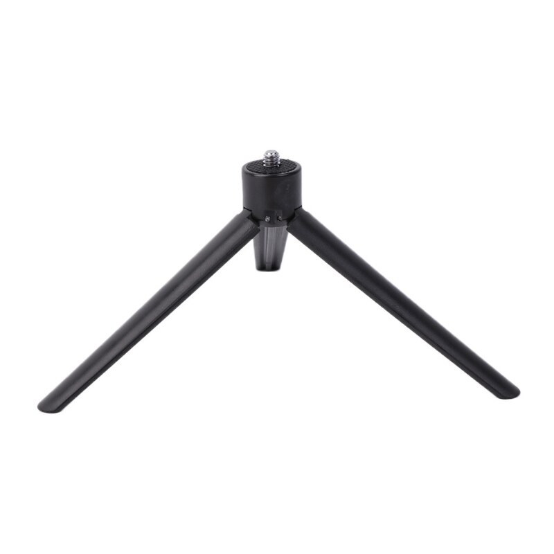 Universal Black Plastic Tripod Cell Phone Camera Rotation Desktop Base Support