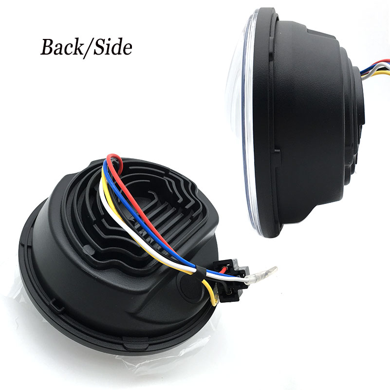 5.75" Round Headlamp 5-3/4 Inch LED Headlight DRL For Softail Dyna And Sportster Models.