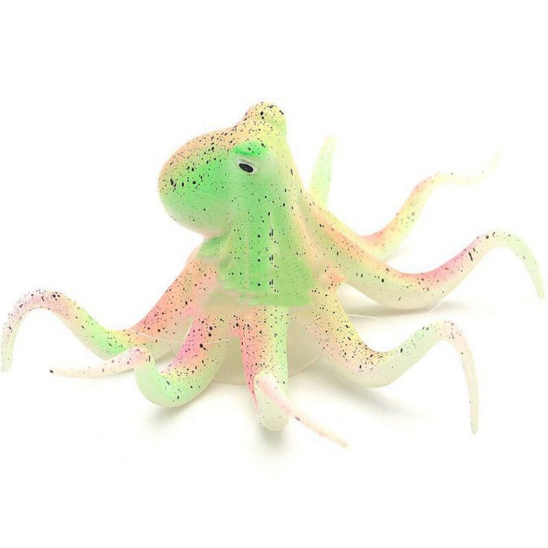 2 uds. De pulpo marino de simulación, calamar, pez de imitación, decoración paisajística para acuario