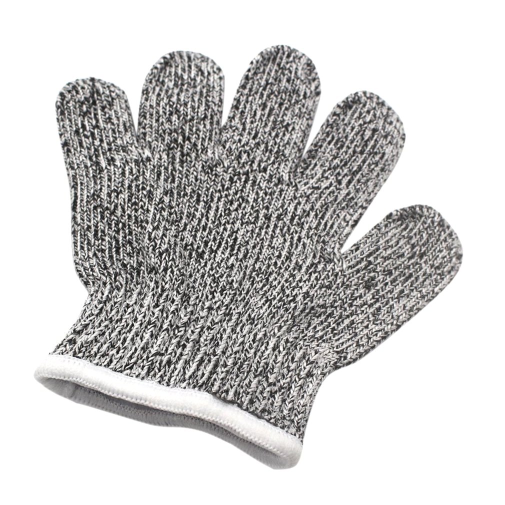 Children Kids Working Safety Gloves Cut-Resistant Anti Abrasion Level 5 Kitchen Cutting Anti Cut Gloves: XS