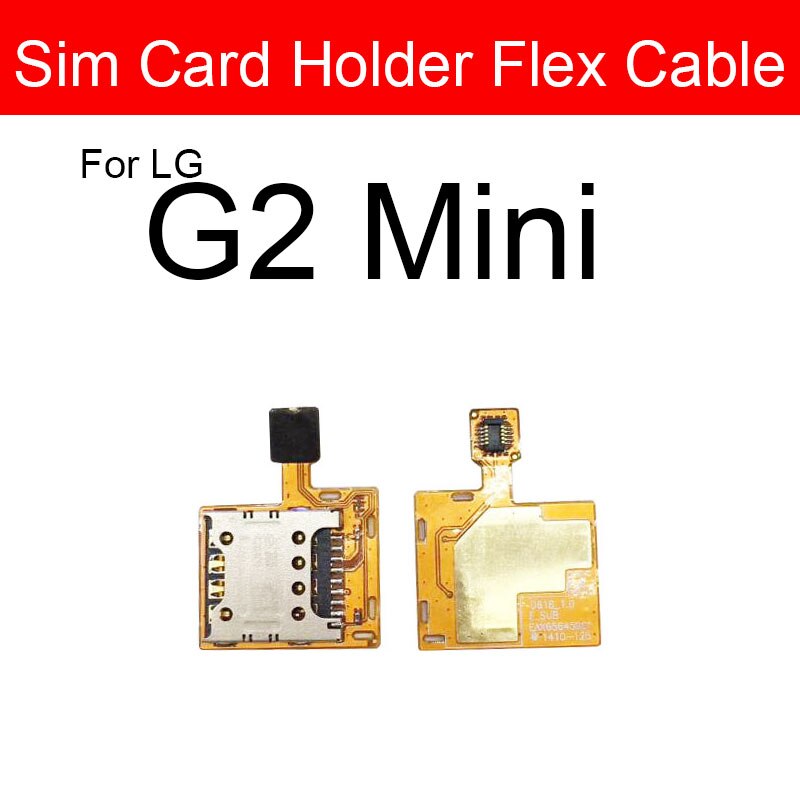 Sim Card Flex Cable For LG G2 F320 G2 Mini G3 F460 G3 Stylus D690 Memory Card Slot Flex Cable Replacement Repair Parts: G2 mini