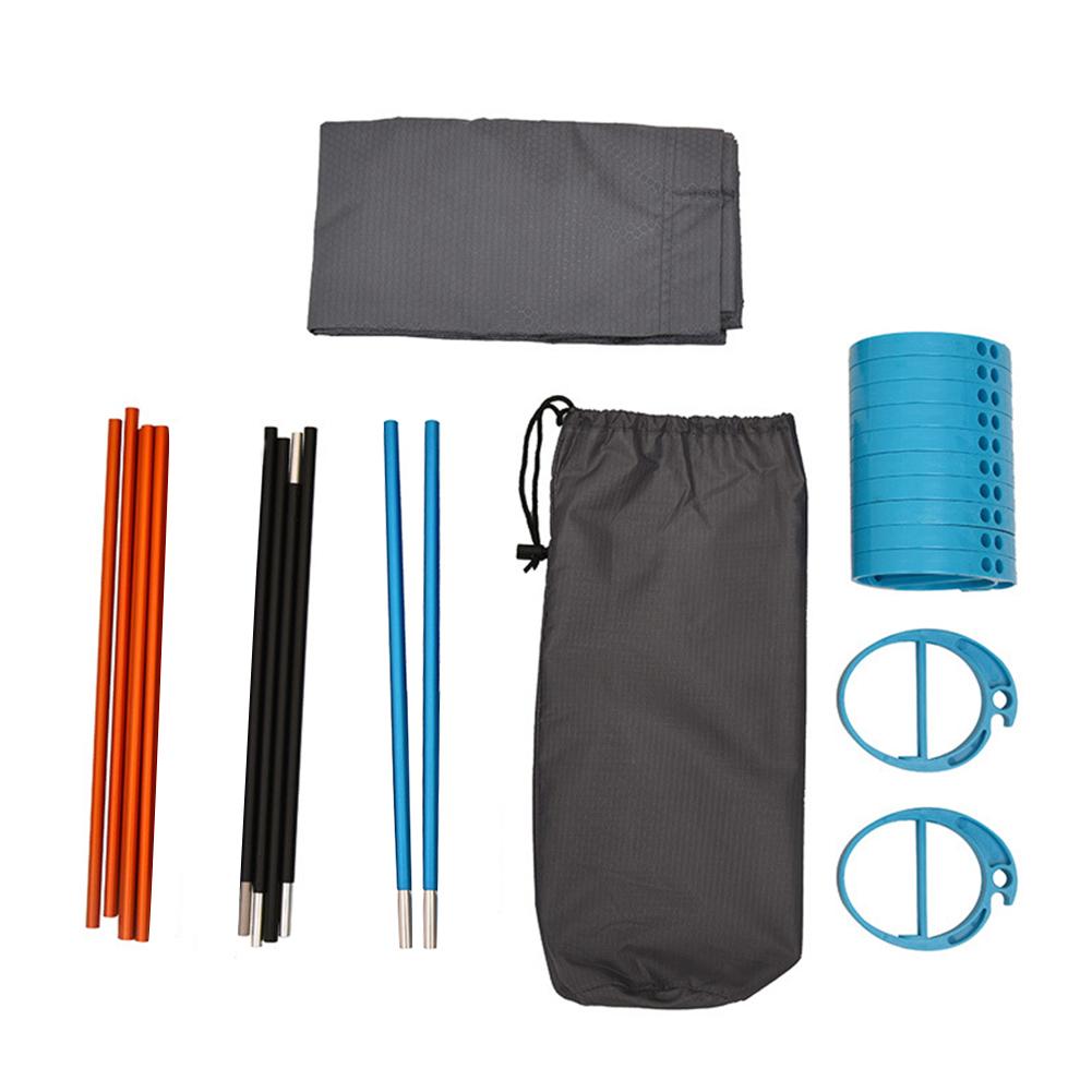 Portable Ultralight Folding Single Camp Bed Travel Cot Tent Bed Aluminium Alloy Metal Frame Outdoor Camping Hiking Fishing Beds