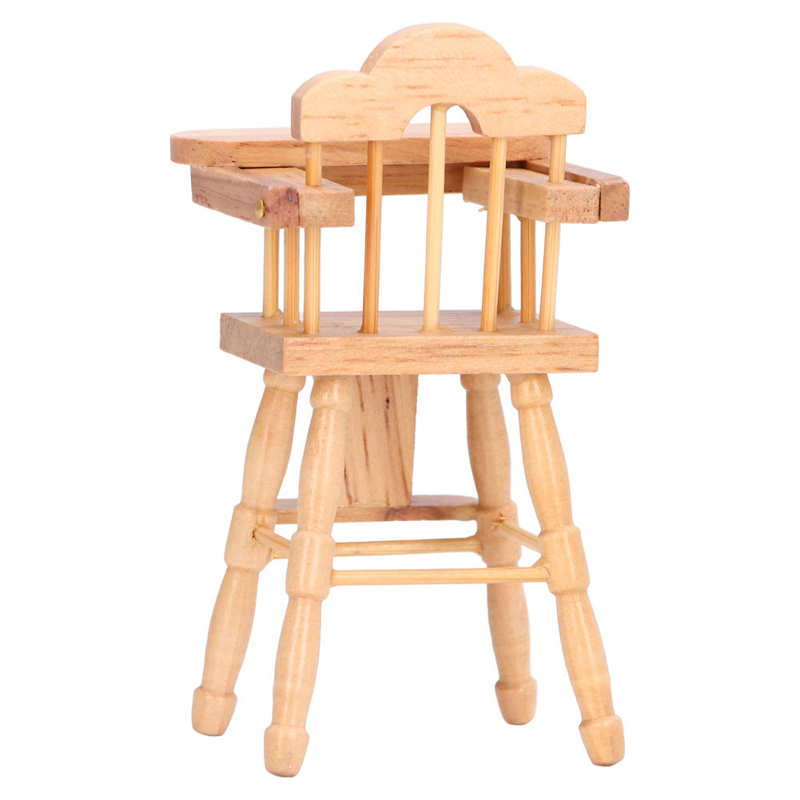 1:12 Poppenhuis Tuin Tafel Stoel Set Miniatuur Patio Bistro Poppenhuis Boekenkast Dressoir Nachtkastje Kinderstoel: type5