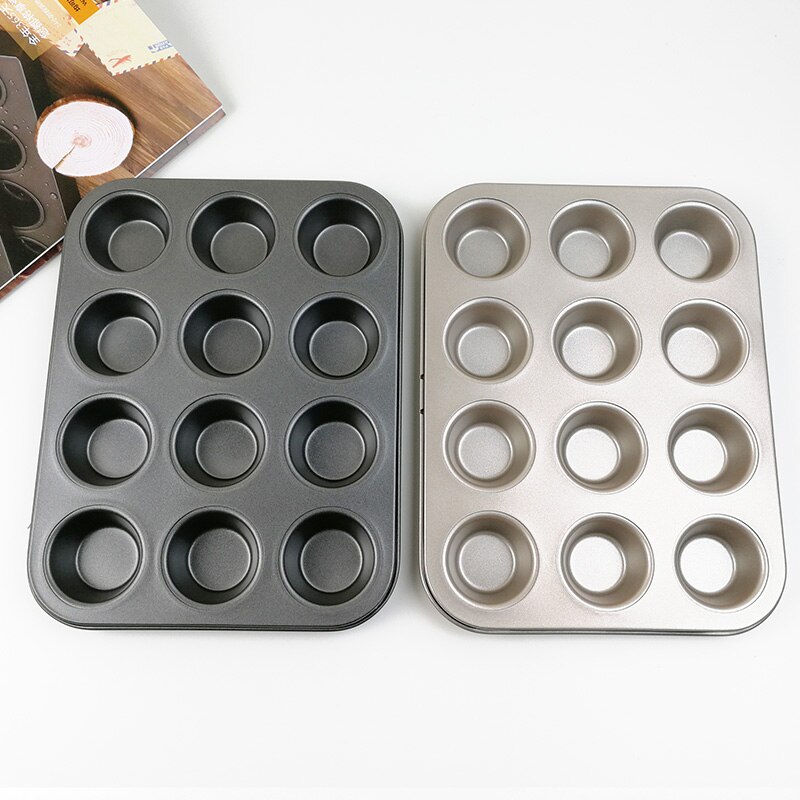duty carbon steel cupcake baking tray 12 mini cup cupcake shaped cake pan,nonstick cupcake baking tray cupcake mold