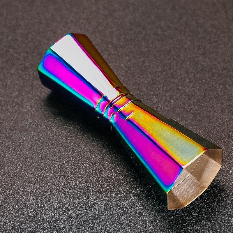 DEOUNY 1/1,5 UNZEN Jigger Bar Werkzeug Barmann Edelstahl Achteck Sauerei Cocktail Jigger Kupfer Überzogene Tasse Barmann Accesorios