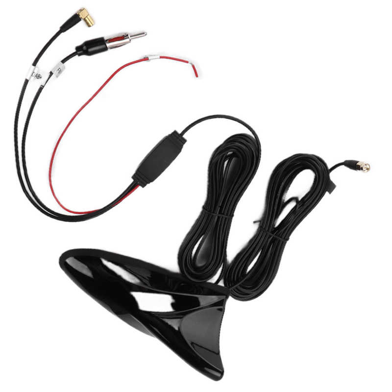 Antenne requin DAB FM, fonction GPS, Signal aérien pour voiture, TV numérique, décodeur
