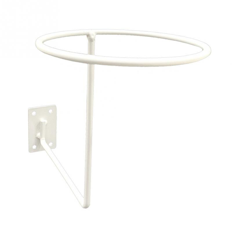 Soporte de almacenamiento para estante de exhibición soporte de pared casco de motocicleta gancho de bola es adecuado para la exhibición y exhibición de cascos: Blanco