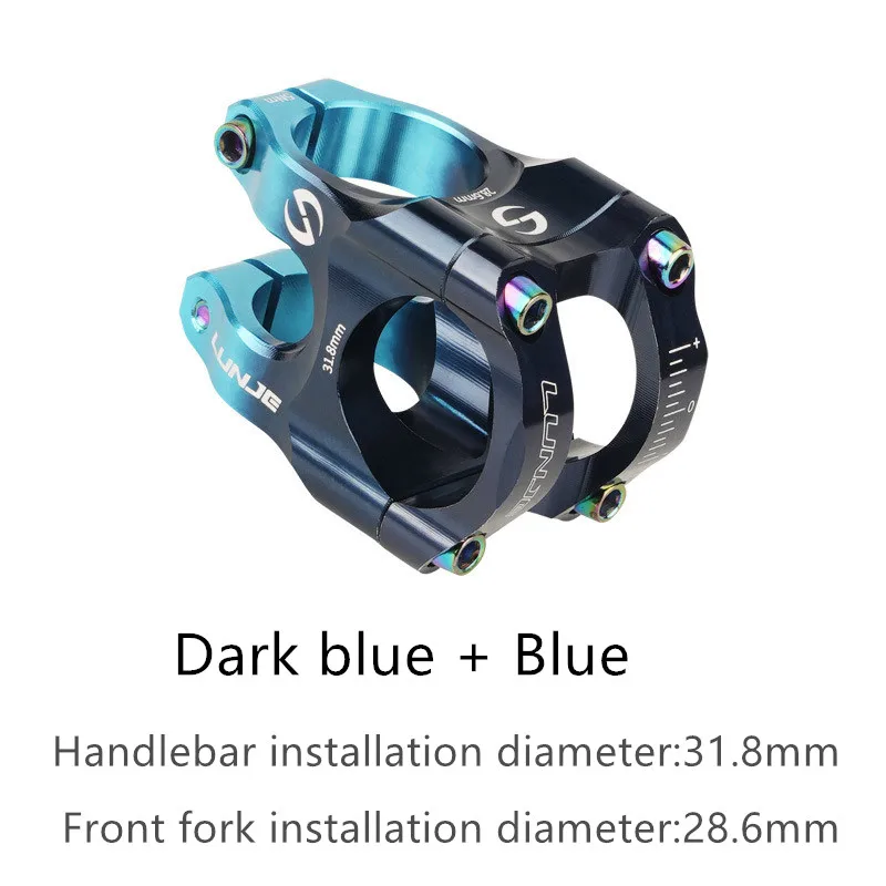 Tige de vélo de route et vtt CNC, pont de vélo de montagne, puissance courte 31.8mm, élévateur d'escalade haute résistance: Gris clair