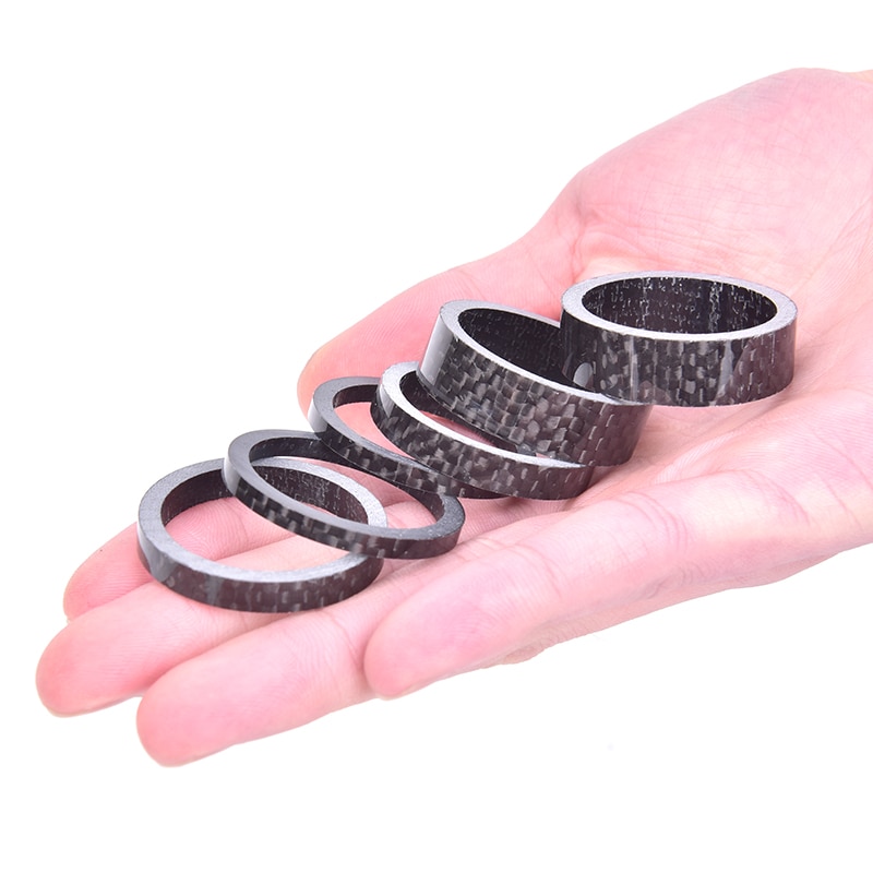 Distanziatori Sterzo In Fibra Di Carbonio Reccisokz - Set 4 Pezzi Per Bici Da Corsa E Mountain Bike - Foto 7