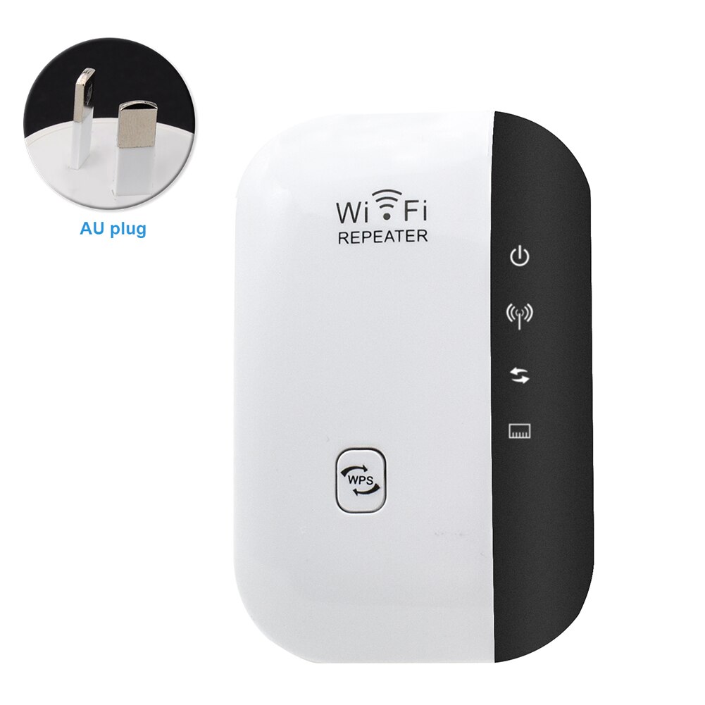 Amplifier High Speed Ethernet Port Mini Wireless Plug Signal Booster Home Range Extender WIFI Repeater Internet Office 300Mbps: US / White