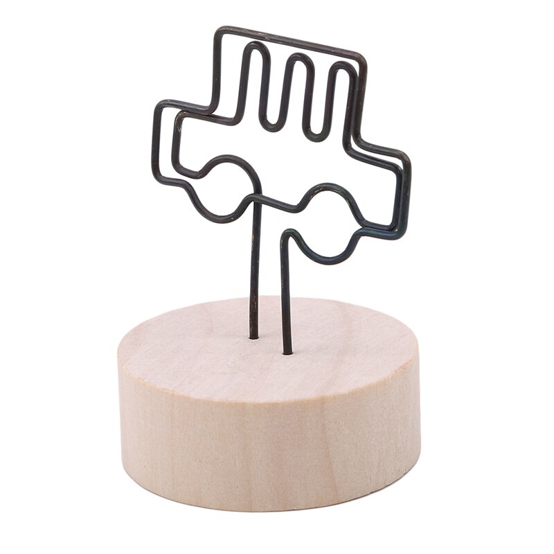 Log Clip Photo Folder Menu Number Log Clip Holder Wedding Party Table Decoration