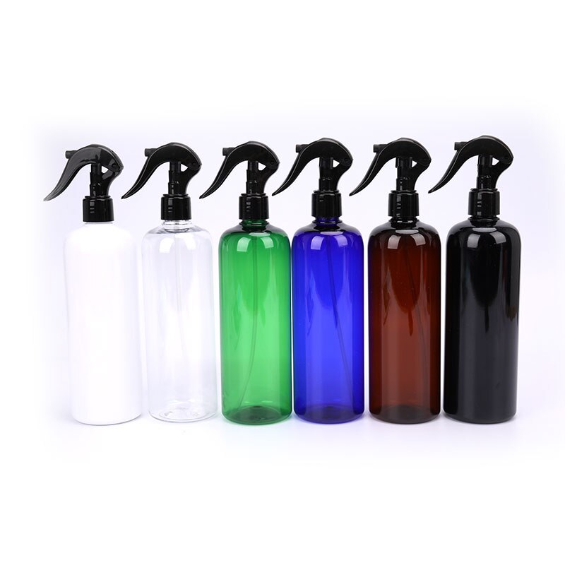 Botellas de espray de 500ml, botella rellenable Multicolor de plástico Sub-embotellado, contenedor vacío, herramienta dispensadora de maquillaje, 1 ud.