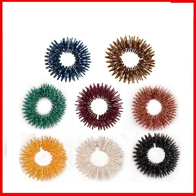 100 Teile/los Akupressur Finger Massage Ring Hand Reflexzonenmassage Akupunktur Massage Ring Schmerzen Finger Therapie Massage Gesundheit Pflege