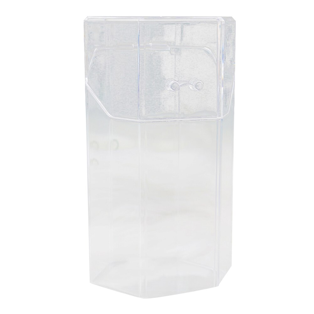 Doorzichtige stofdichte cosmetische make-upkwasten opbergdoos houder bureau organizer transparante cosmetische make-up organizer kwastenhouder: Default Title
