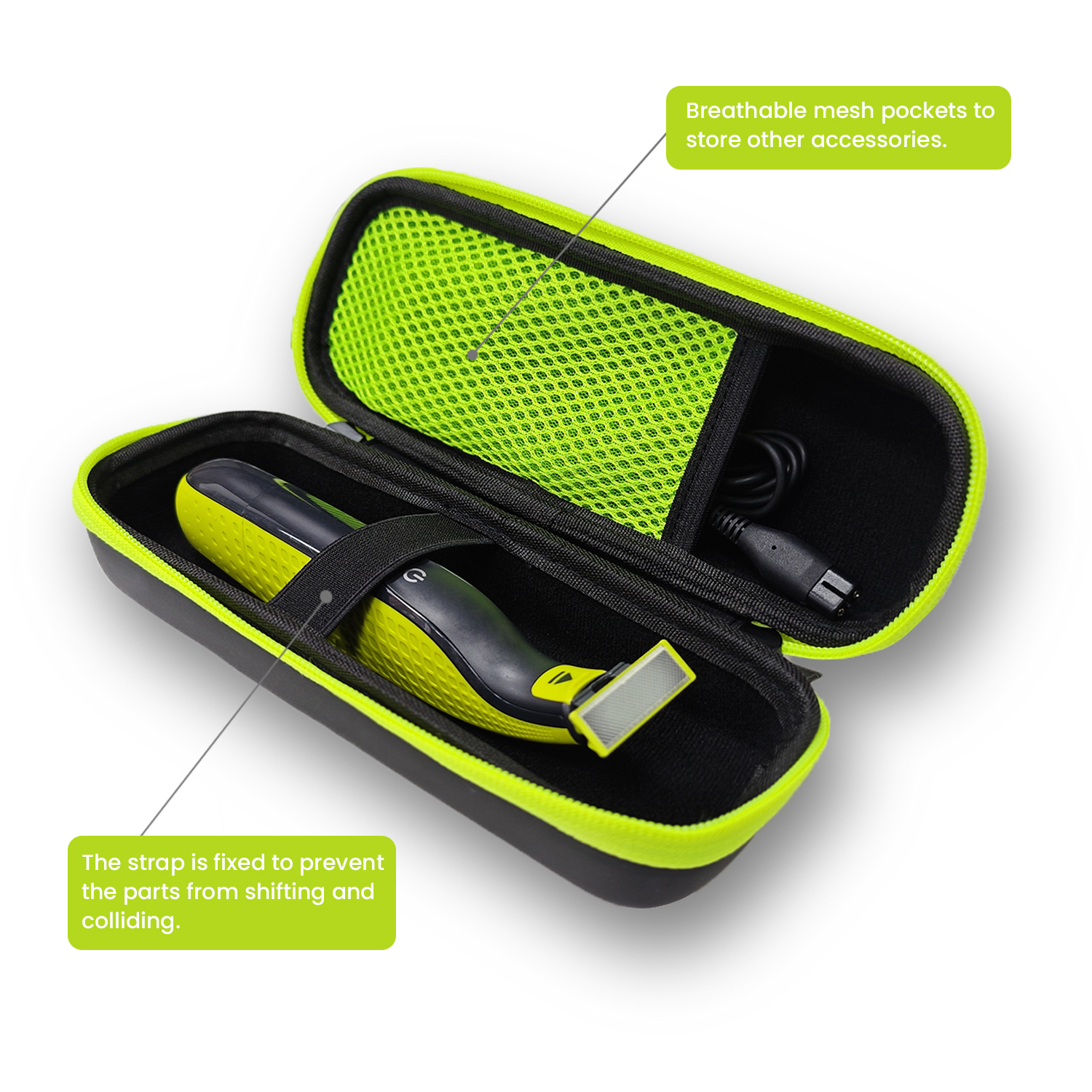 Brangdy 360-scheerapparaat vervangend mes voor One Blade Pro QP2520 QP2630 QP2724 QP2834 QP4530 QP6531 hybride elektrische baardtrimmer