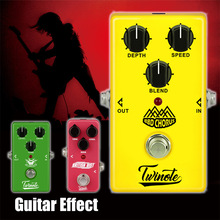 Twinote pedal guitar effekt processor eller loop/forvrængning/delay chorus/ low noise/ overdrive/high gain/simulator metal shell bypass
