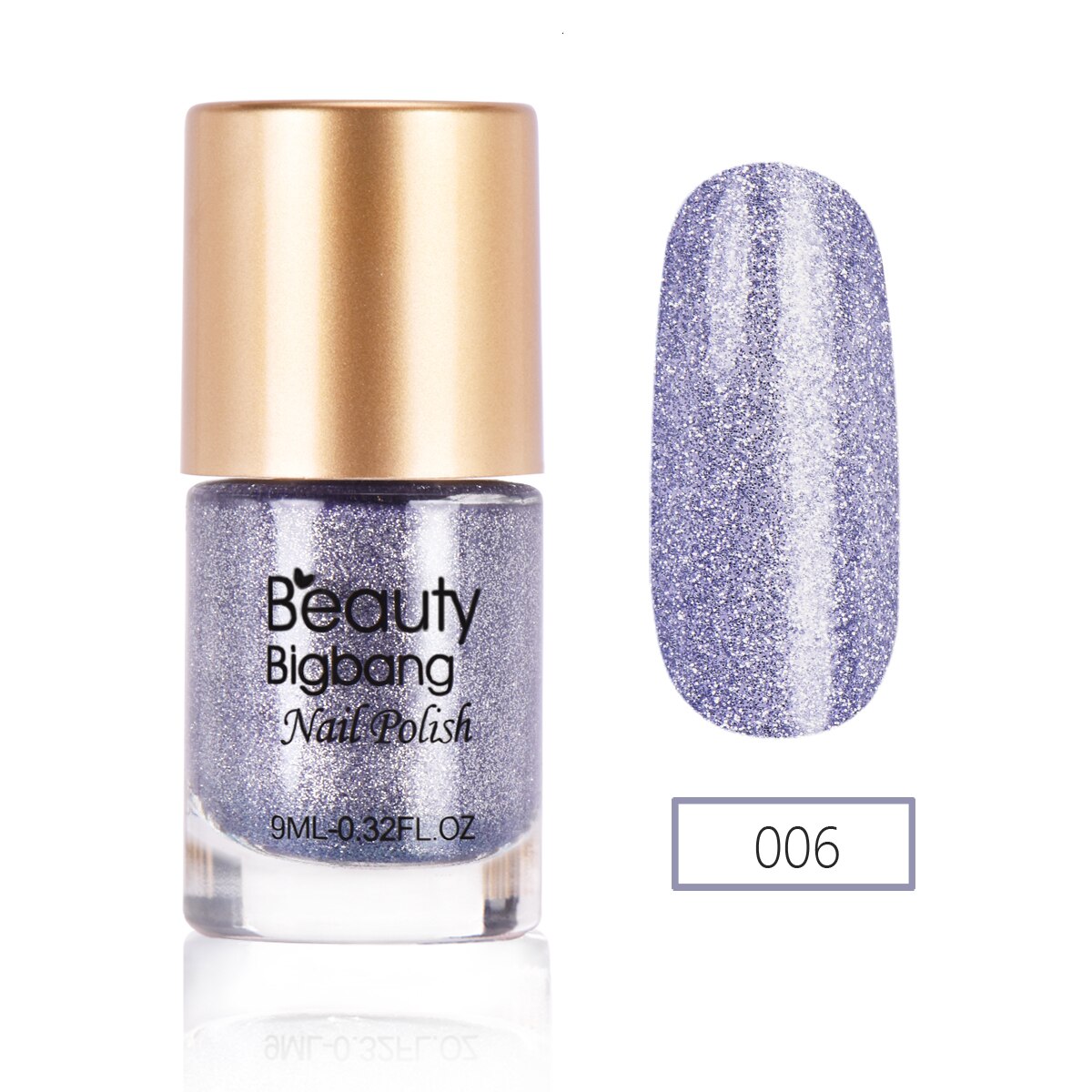 Beautybigbang 9 Ml Nagellak Diamanten Shiny Glitter Mooie Vrouwelijke Nail Lak Vernis Polish Manicure Nail Art Decoratie: 06