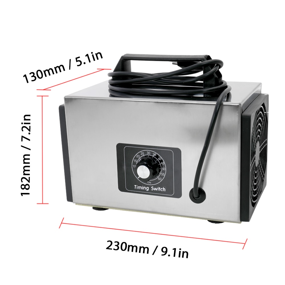 20G Generator Ozon Machine Tabletten Luchtreiniger Ozonizer Met Timing Schakelaar Purifier Ozonizer Ozonator Machine