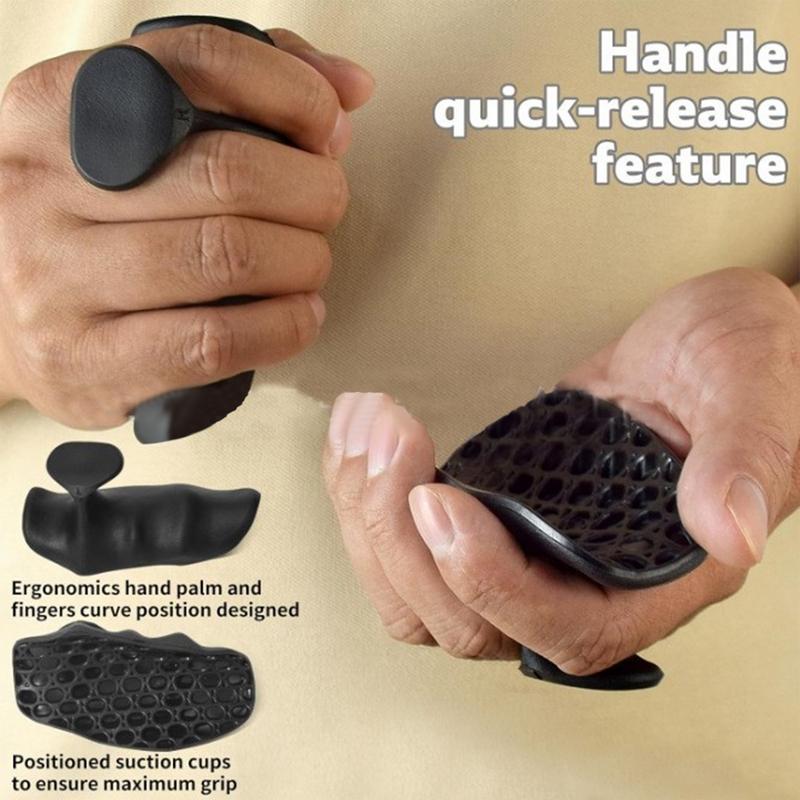 Grip strengthener, finger trainer, fingerless fitness gloves, sports, weightlifting, fitness exercise for palm protection
