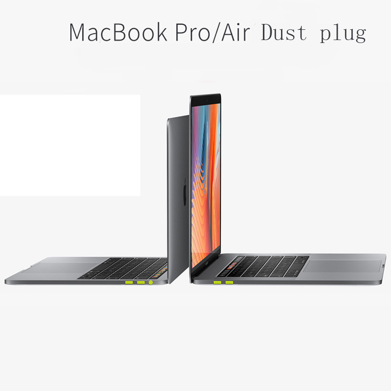 5 Stks/set Anti Dust Vuil Plug Voor Macbook Pro16 Macbook Air 13 Macbook 13 15 Pro Touch Bar Siliconen Poort stekkers Cover Set