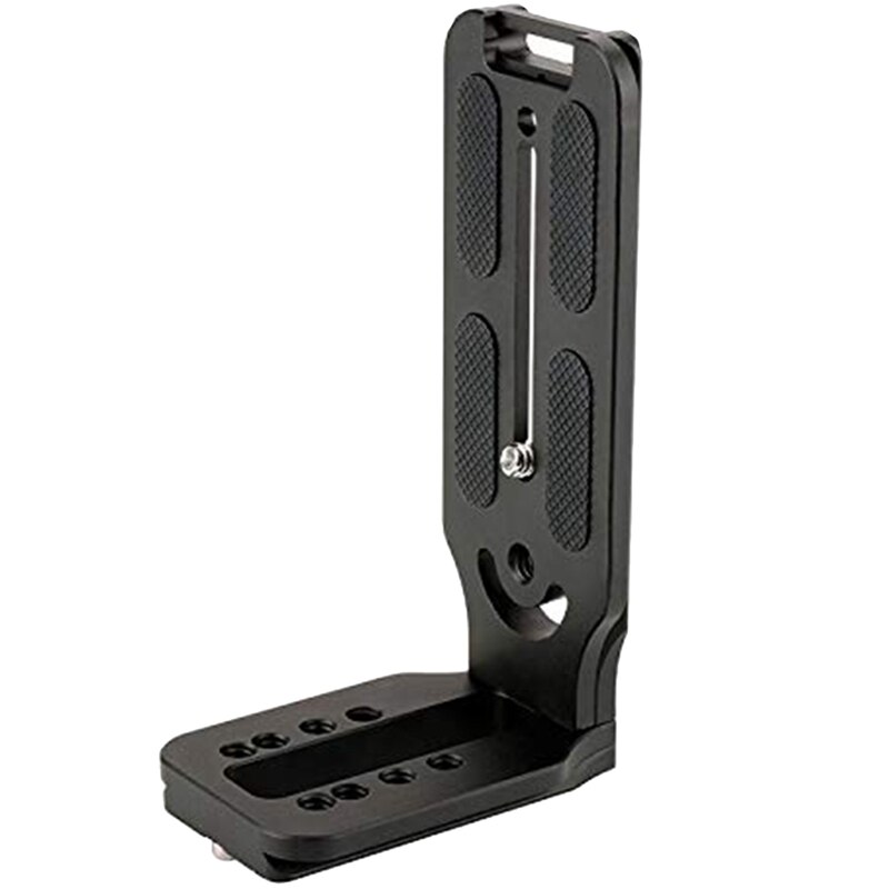 Appareil photo universel L support fixation rapide L plaque 1/4 pouces vis suisse verticale vidéo Compatible pour Nikon D750 D850 D3400 Canon
