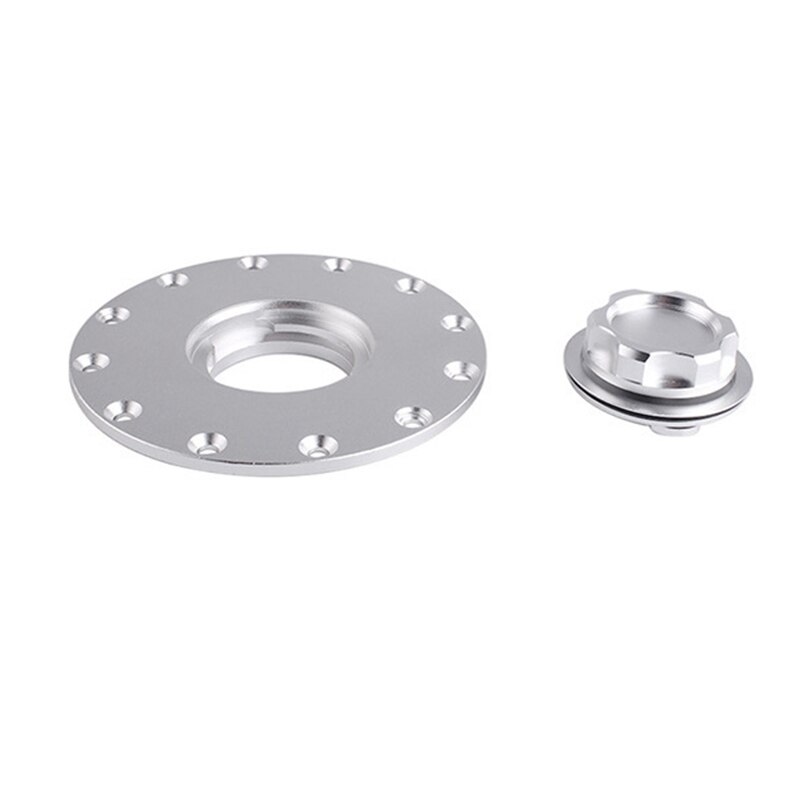 Universal Billet Aluminum Fuel Cell Cap Flush Mount for Fuel Surge Tank VR-SLFCC-01SL