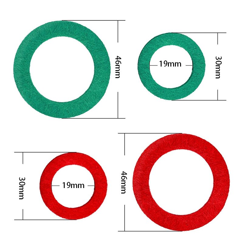 12 Pieces Battery Terminal Anti Corrosion Washers Fiber Battery Terminal Protector, 6 Red and 6 Green