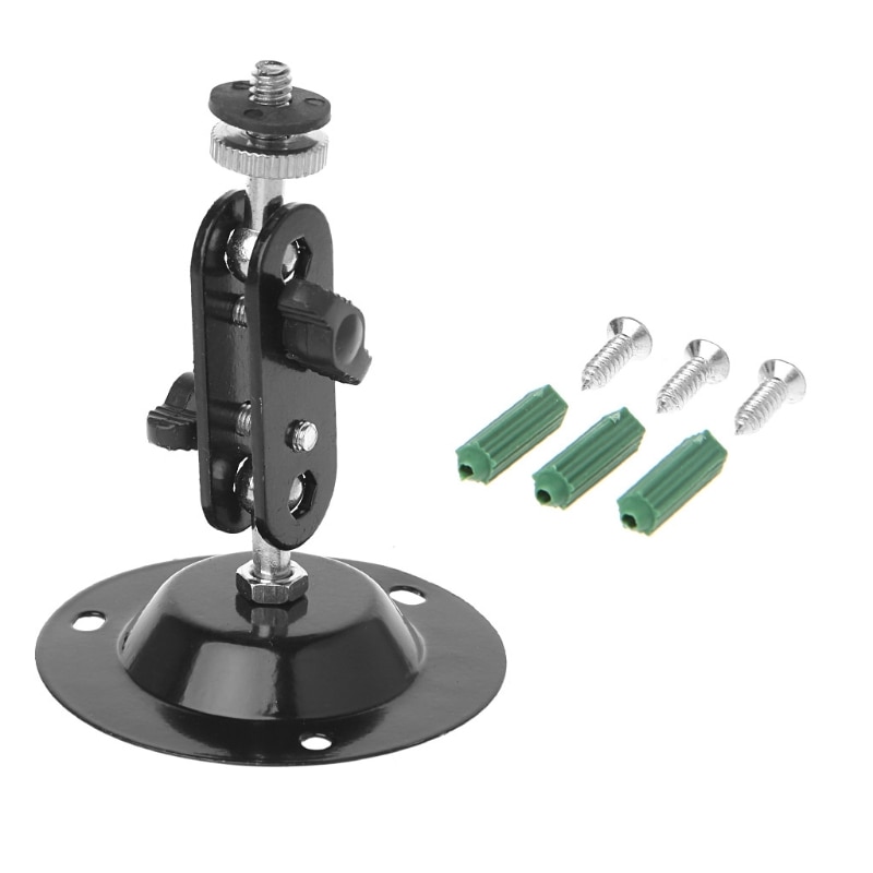 Wall Mount Bracket Monitor Holder Security Rotary CCTV Surveillance Camera Stand Support