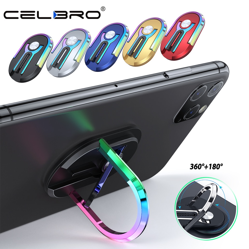 2 In 1 Auto Abbagliante Anello Del Telefono Mobile Supporto Del Basamento Del Telefono Telefono Supporto Voiture Supporto Della Staffa 360 Per Il Telefono Cellulare celulares