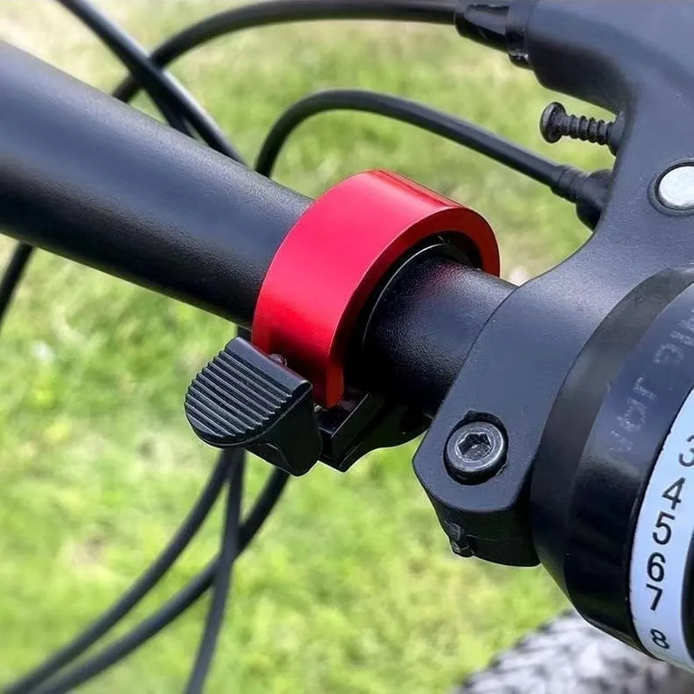 Sonnette de vélo 22mm de diamètre du guidon VTT vélo de route cloche de vélo en alliage d'aluminium lame 90 décibel anneau de direction de vélo