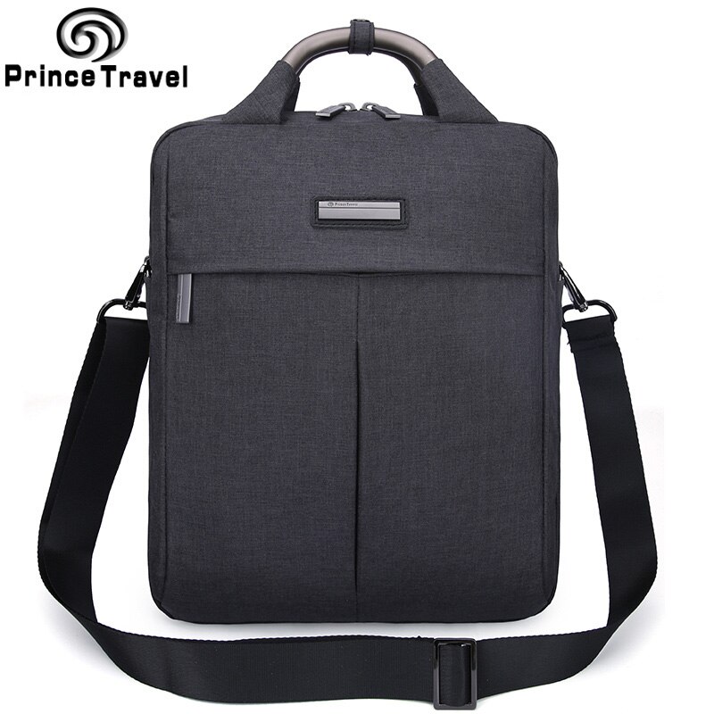 office bags for men work bag portafolio hombre business Waterproof Grey Black Working man Data Notebook shoulder Messenger Bag