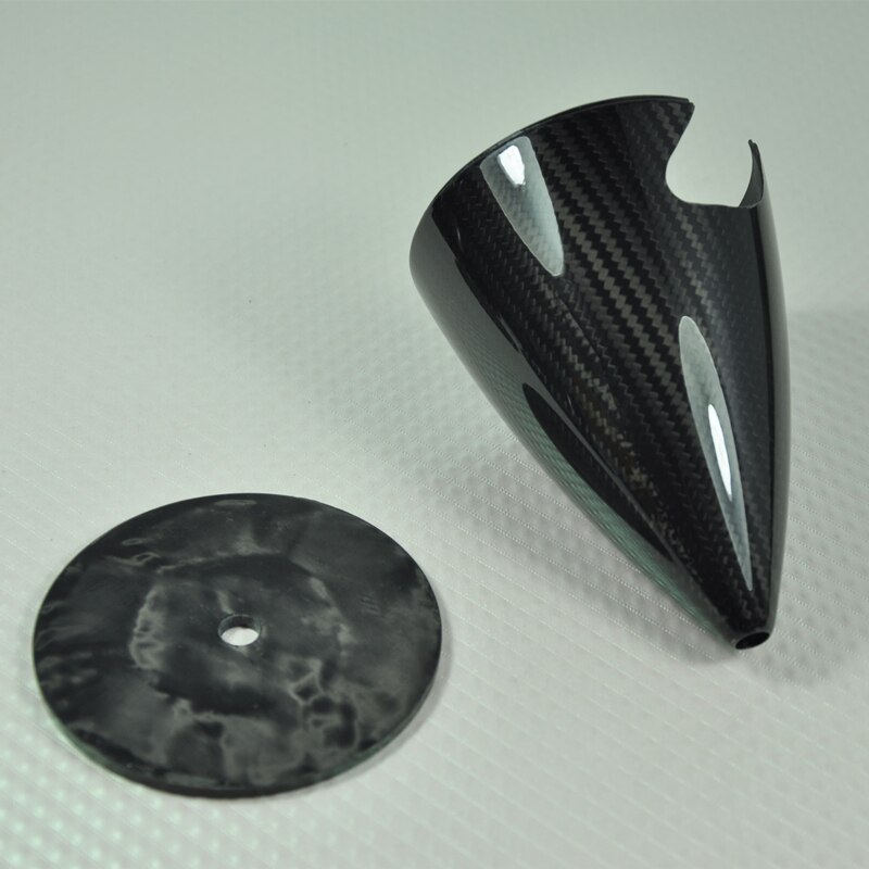 1piece 2" 2.25" 2.5" 3" 3.5" 4" 4.5" 5" 6" Cone Carbon Fiber Spinner 2 Blades CW For Gasline RC Plane Accessories