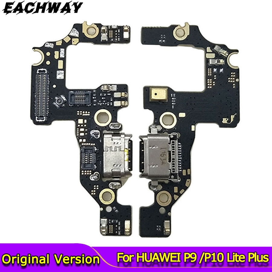 Novo cabo flexível de carregamento usb para huawei p9 p10 p20 p30 lite plus pro carregador porto doca conector placa do microfone substituição p10