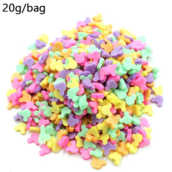 Charms for Slime Addition Fluffy Soft Clay Supplies Decoration Lizun Clear Sprinkles Slime Toys DIY Slices Putty Box Set: W