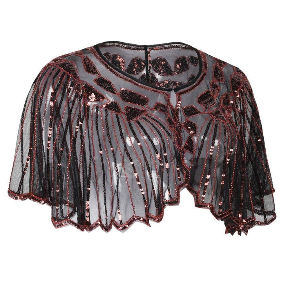 Janevini sort guld brude sjal wrap bolero kvinder short cape sequined sparking wedding jacket shrug chaqueta de la boda
