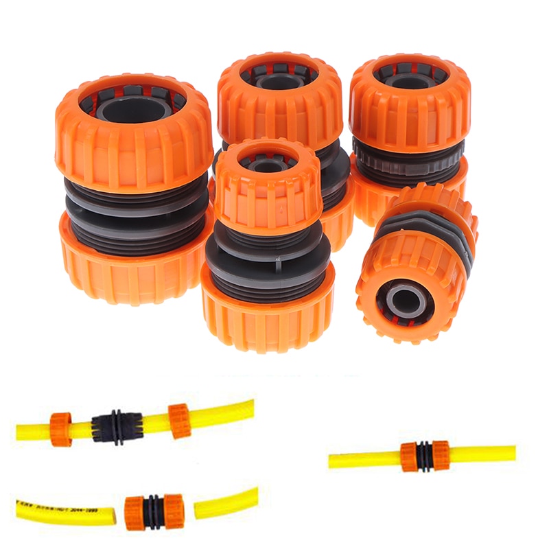 Conector rápido de manguera de riego de jardín, adaptador de junta de acoplamiento de 1/2 &quot;y 3/4&quot;, Conector de Agua ה נה ה