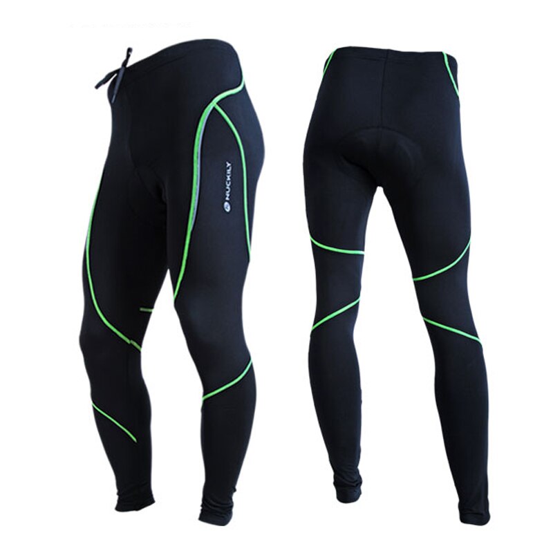 Nuckily Men's Pro Cycling Sportswear 3D Padded Coolmax Gel Bicycle Cycling Trousers Maillot Cycling Pants Mountain Bike Tight