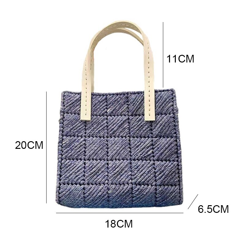 Handcraft Weaving Bag Making Material DIY Woman Handbag Shoulder Bag Selfmade Supplies Latch Hook Weave Bag Accessories