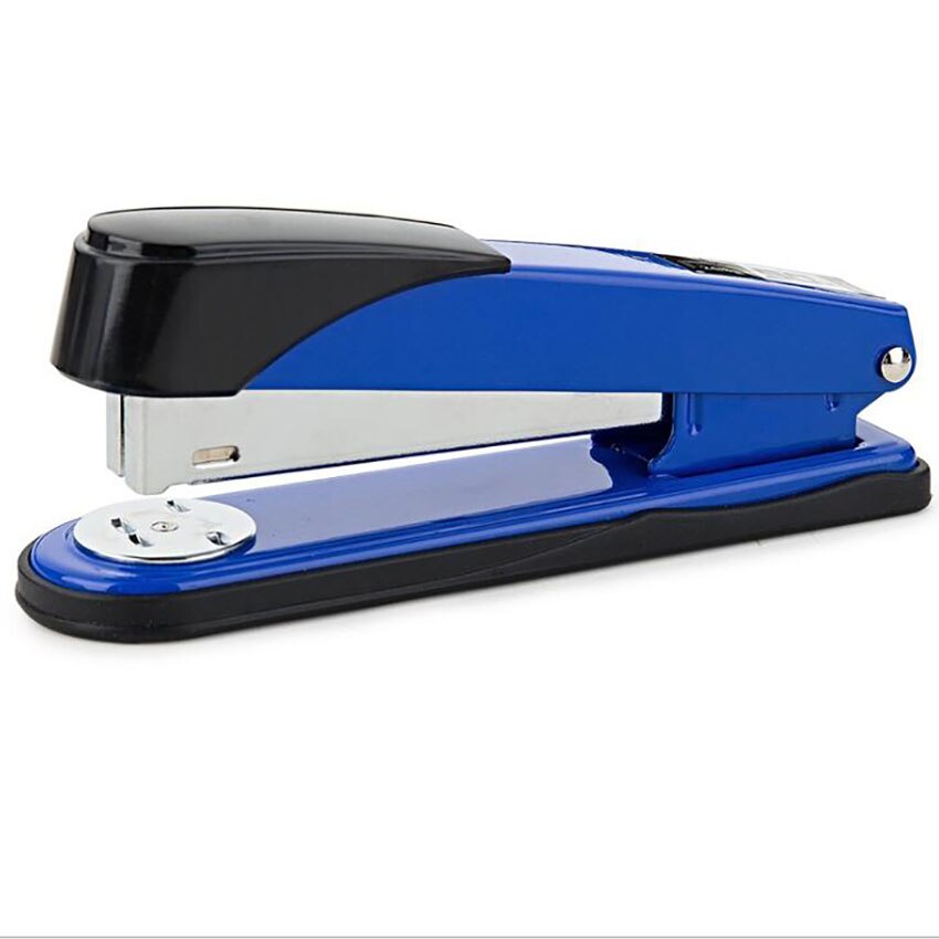 Binding 50 Pages Paper Heavy-Duty Stapler Thickened Staplers Binding Machine Student Paper Binding Stapler Office Stationery: Blue