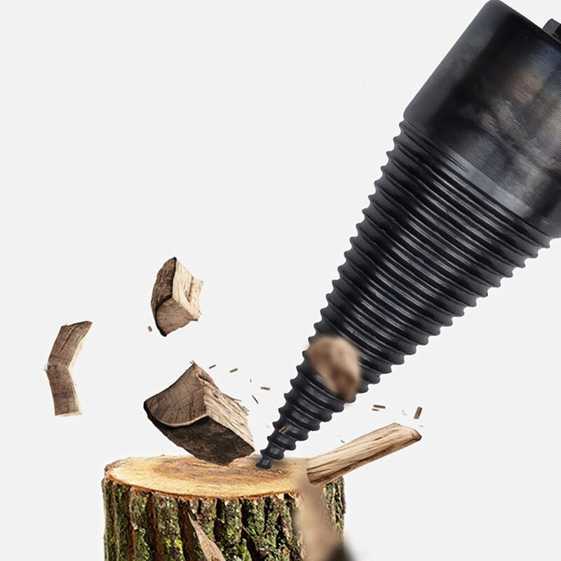 Wood Splitting Drill Electric Hammer Percussion Drill Household Hand Electric DrillWood Splitting Machine Spiral Drill