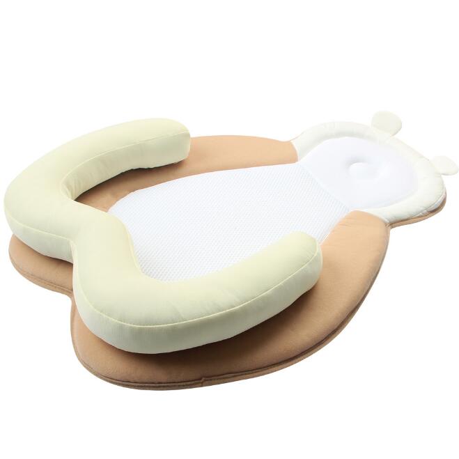 Baby sovende bærbar sovekurv krybbe nyfødt hoved positioner søvn kofangere pleje sengetøj hynde 015: Yap 015c