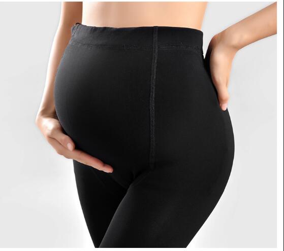 Neue Winter Schwangere hosen Frauen Schwarz Gamaschen Für Mutterschaft Warme Weiche Samt Hosen Schwangerschaft Innen Wolle Gamaschen warm zu halten