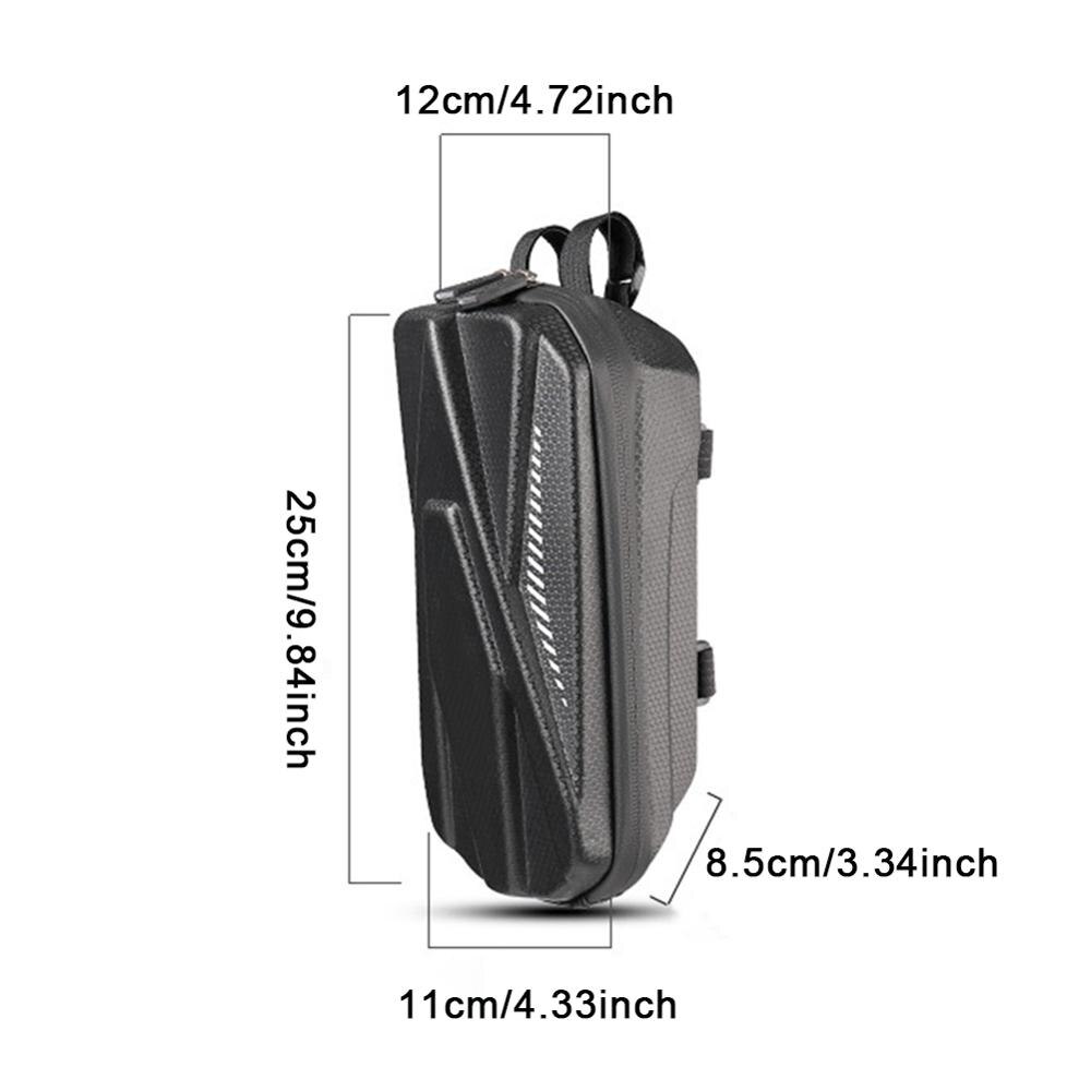 Saco de alça universal eva saco casca dura scooter elétrico cabeça para xiaomi m365 es1 es2 es3 es4 scooter pendurado saco skate ferramenta